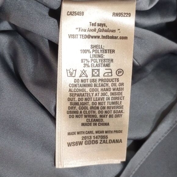 Zaldana Flight Of The Orient Dress -  Size 1 / USA Size 4 - Picture 13 of 14